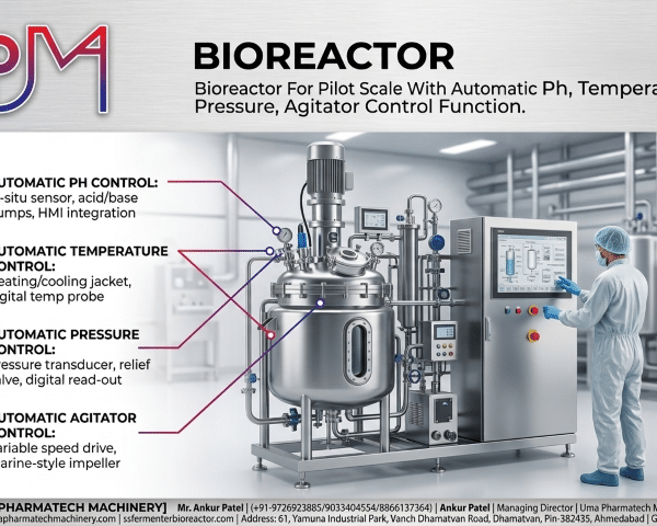 Bioreactor Manufacturers and Suppliers—Uma Pharmatech