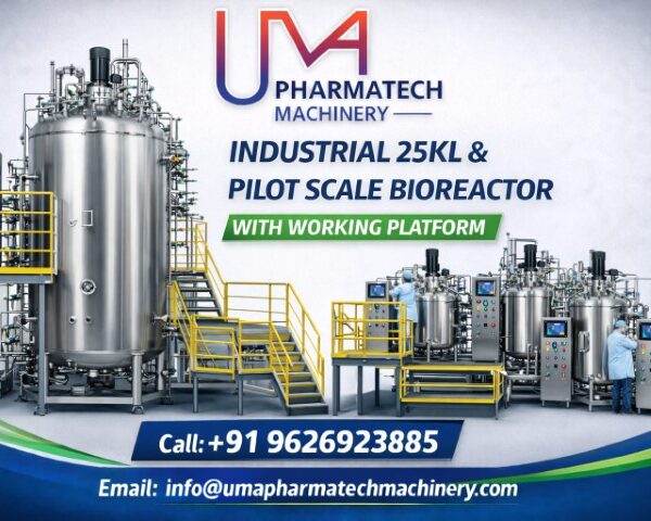 Industrial and Pilot Scale Fermetner and Bioreactor Manufacturers- UMA PHARMATECH MACHINERY