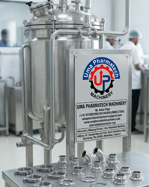 Stainless Steel Fermenter Uma Pharmatech