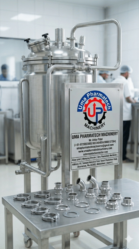 Stainless Steel Fermenter Uma Pharmatech