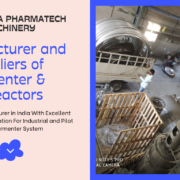 Uma Pharmatech Machinery bioreactor in operation, showcasing advanced biotechnology equipment.