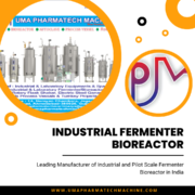 Bioreactor manufacturers in India - Uma Pharmatech Machinery bioreactor in operation.