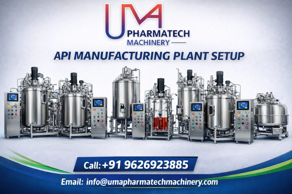 API Manufacturing Plant Setup -UMA PHARMATECH MACHINERY
