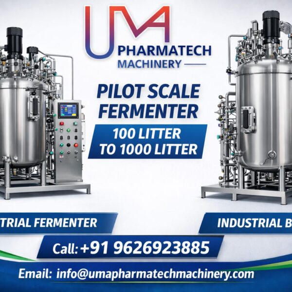 Manufacturer of Pilot Scale and Industrial Scale Fermenter Bioreactors