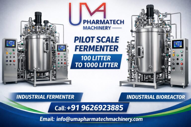 Manufacturer of Pilot Scale and Industrial Scale Fermenter Bioreactors