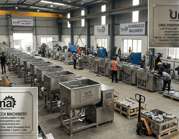 Paddle Mixer Manufacturers- UMA PHARMATECH MACHINERY