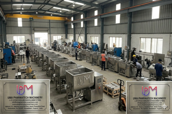 Paddle mixer machine