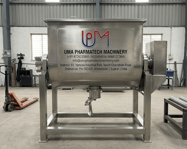 SS 304 GMP RIBBON BLENDER MANUFACTURERS IN GUJARAT