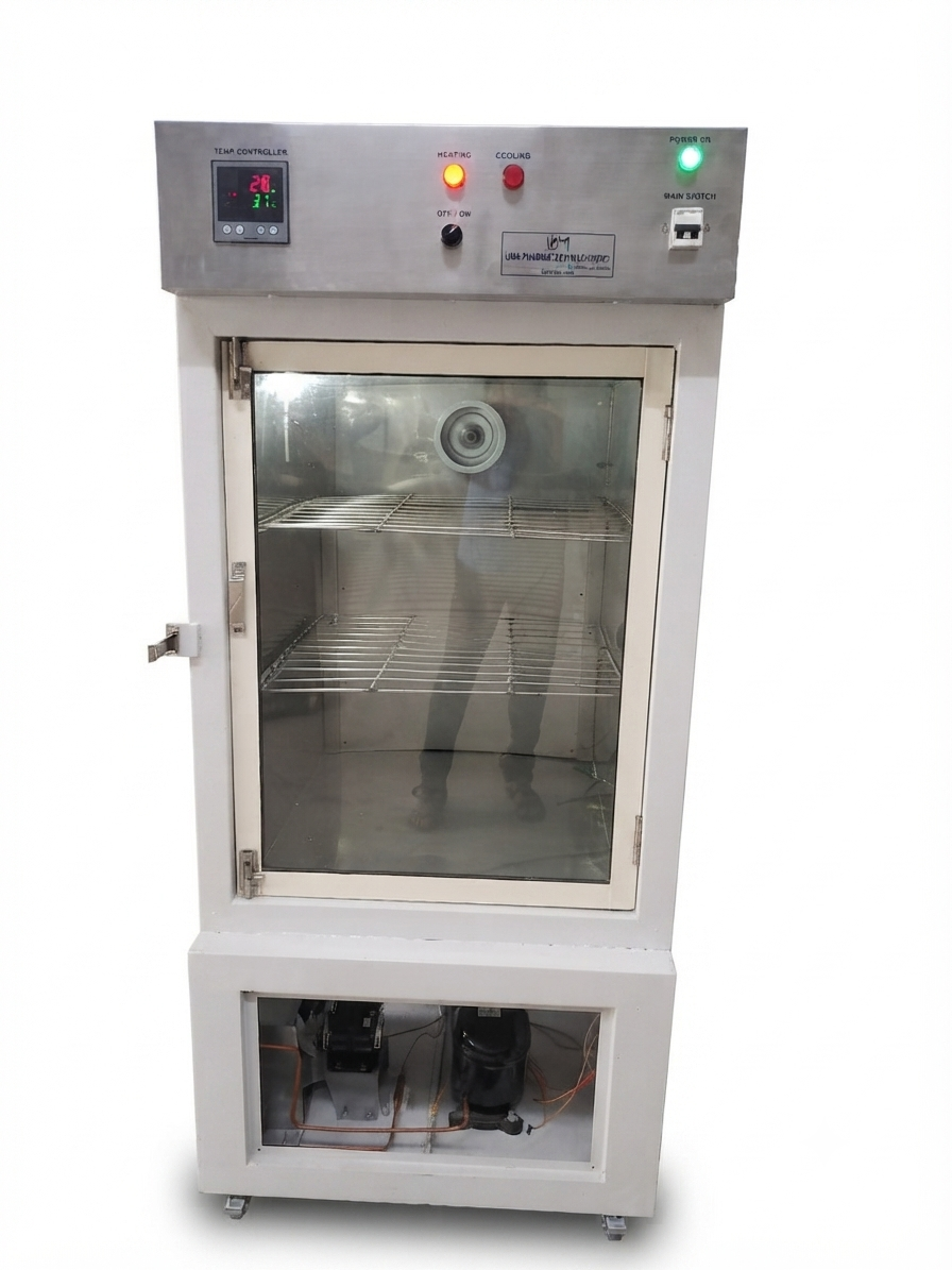 Advanced BOD incubator manufactured by UPM, built for reliable low-temperature incubation.